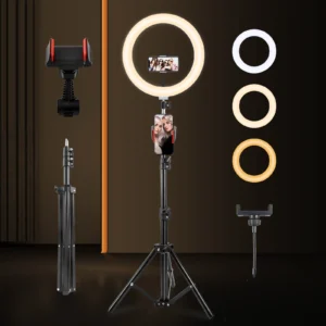 12 Inch LED Ring Light with Tripod