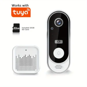 Tuya WiFi Video Doorbell - 2-Way Audio