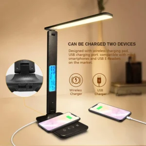 Wireless Charging LED Desk Lamp - Thumbnail Image 2