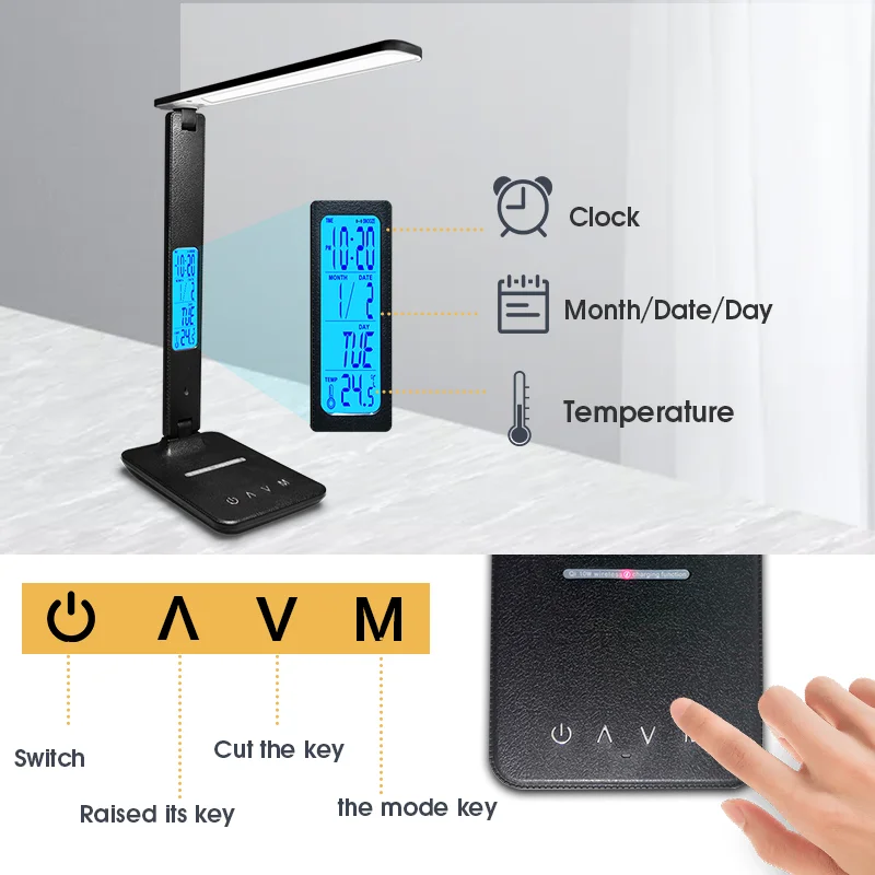 Wireless Charging LED Desk Lamp - Image 4