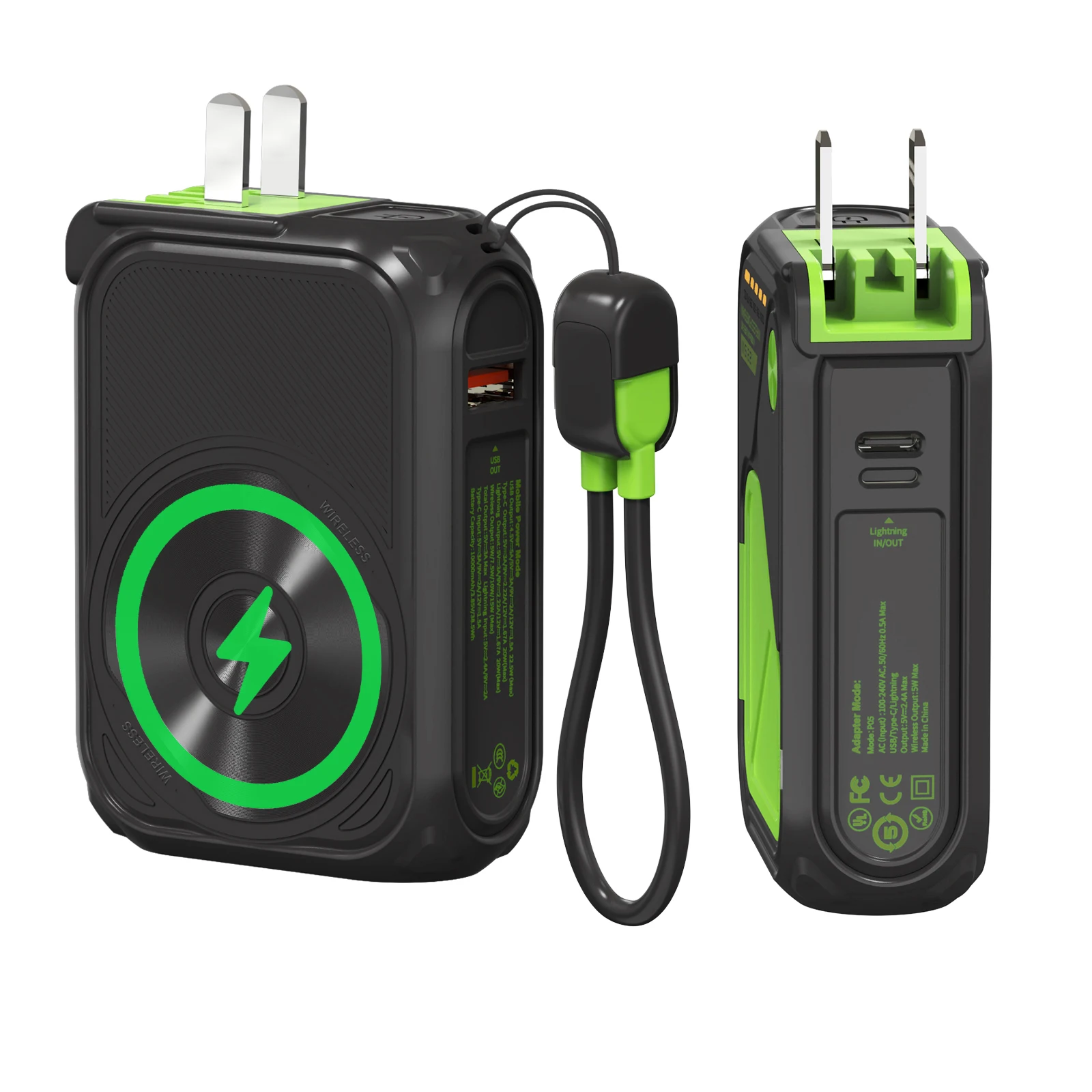 10000mAh Magnetic Wireless Power Bank - Image 2