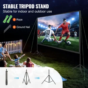 SucceBuy Projector Screen w/ Stand - Thumbnail Image 4