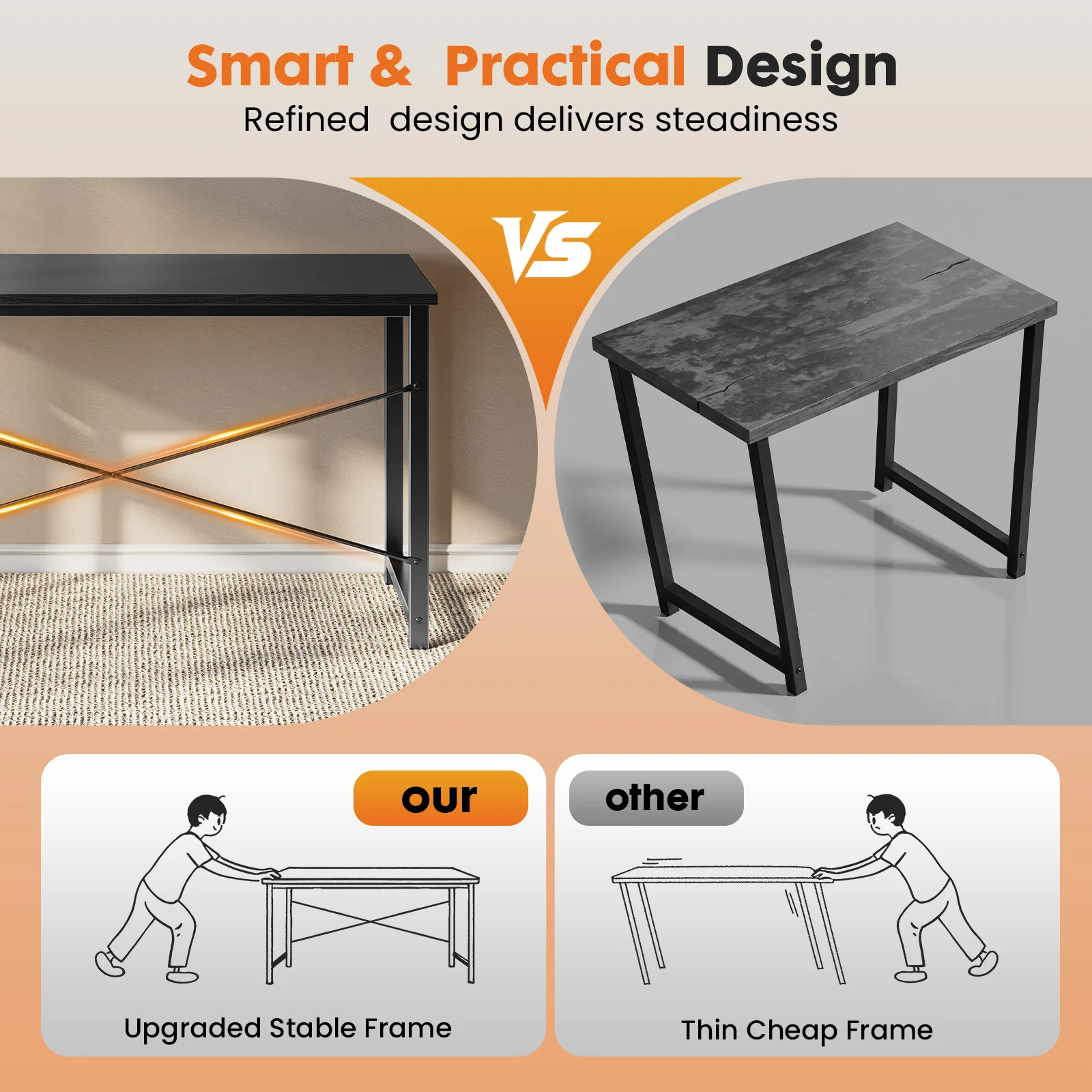 MCQ 31 Inch Standing Office Desk - Image 4