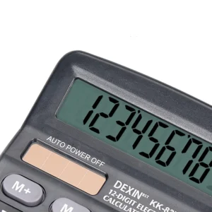 12-Digit Large LCD Display Calculator - Thumbnail Image 2
