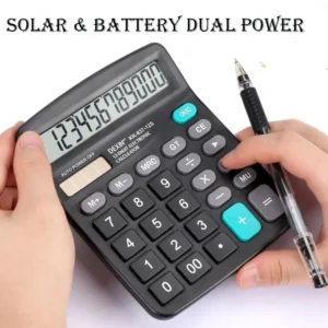 12-Digit Large LCD Display Calculator
