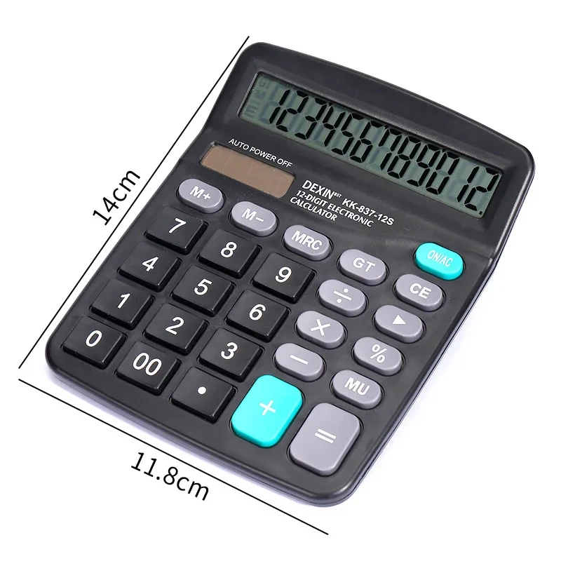 12-Digit Large LCD Display Calculator - Image 4