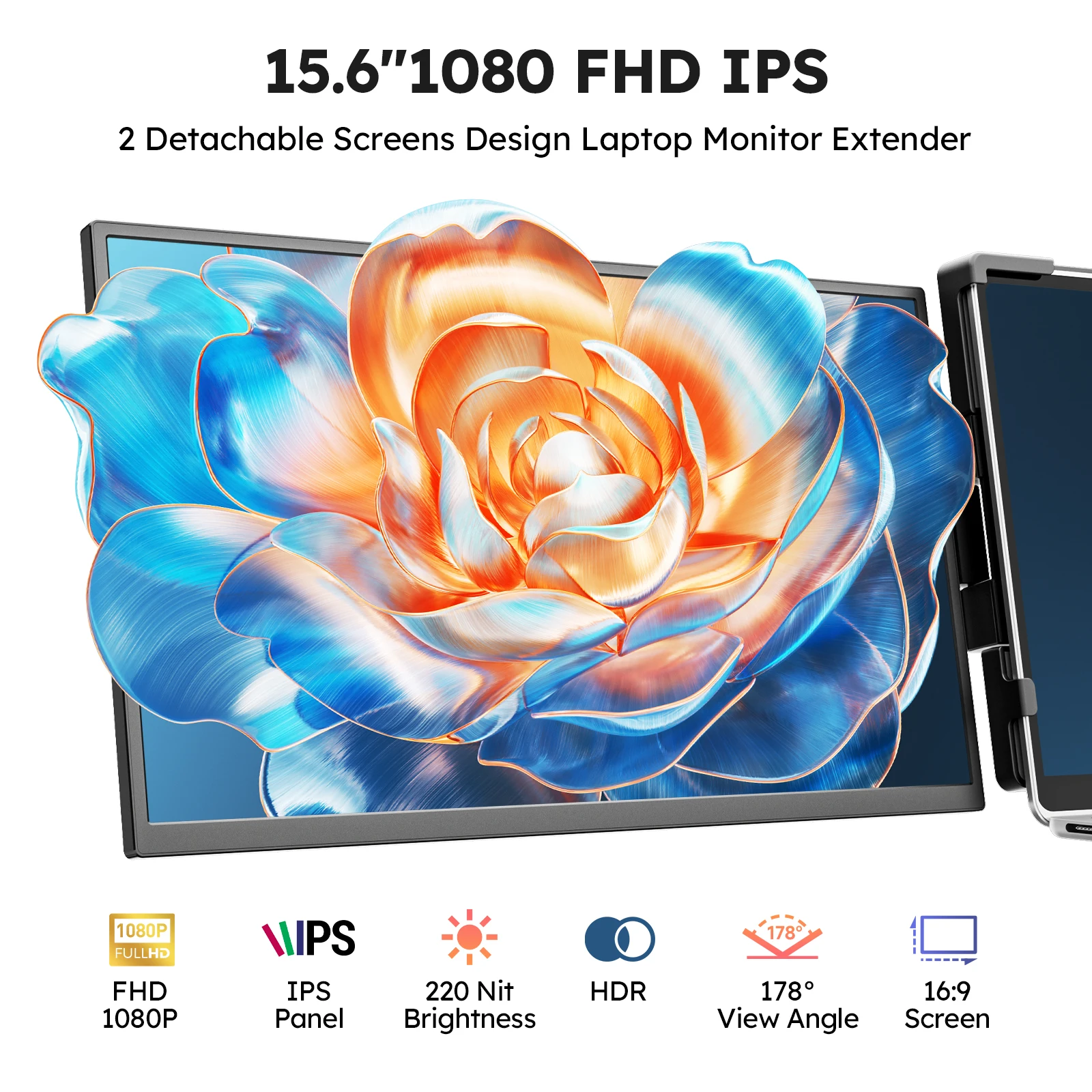15.6inch Triple Screen Extender - Image 3
