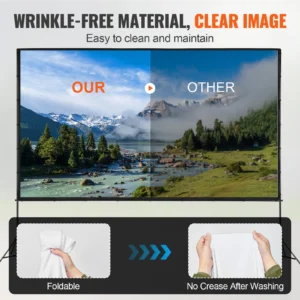 SucceBuy Projector Screen w/ Stand - Thumbnail Image 3