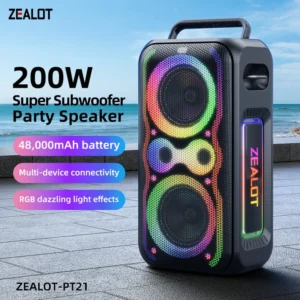 200W Portable Bluetooth Speaker
