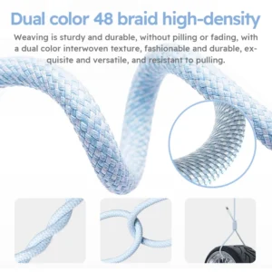 Nylon Braided Fast Charge Cable - Thumbnail Image 2