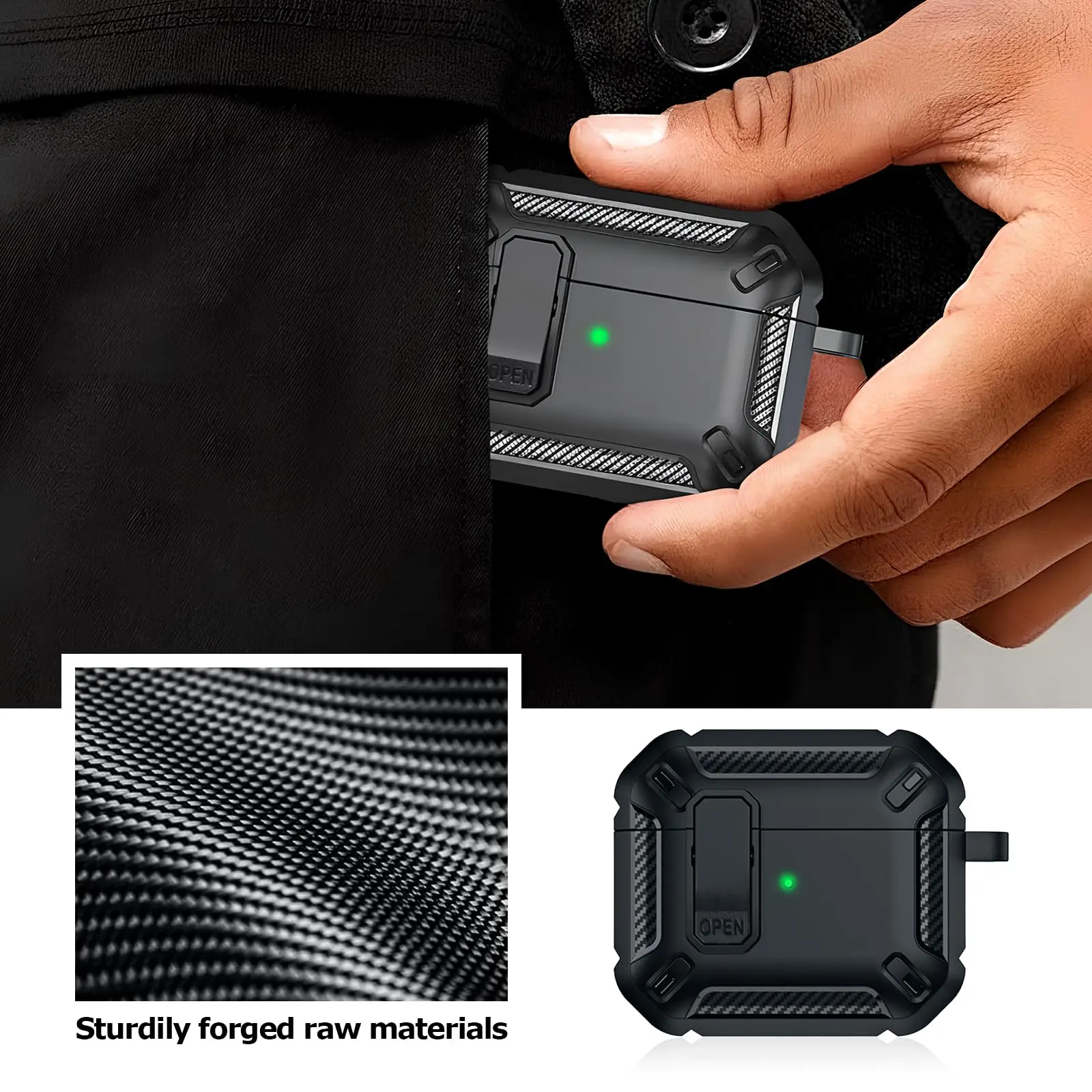 Airpods Pro 3 Secure Lock Earphone Case - Image 3