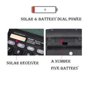 12-Digit Large LCD Display Calculator - Thumbnail Image 3