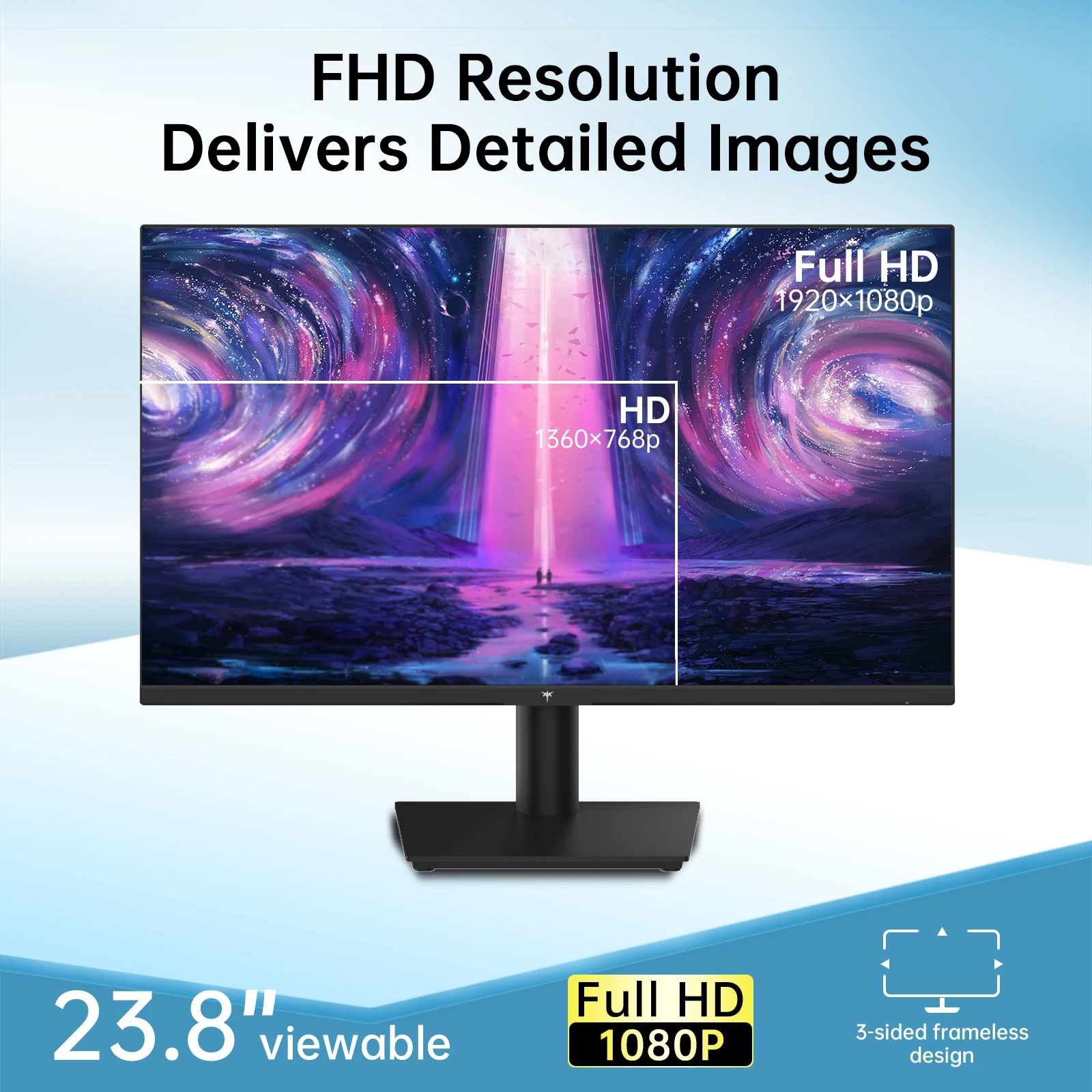 24 inch 1080P Monitor - Image 3