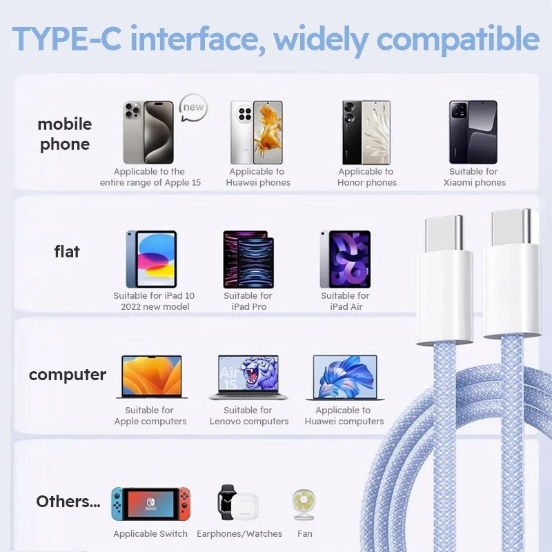 Nylon Braided Fast Charge Cable - Image 4
