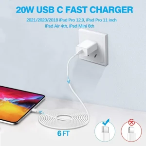 iPhone Charger with 6FT USB C to C Cable - Thumbnail Image 2