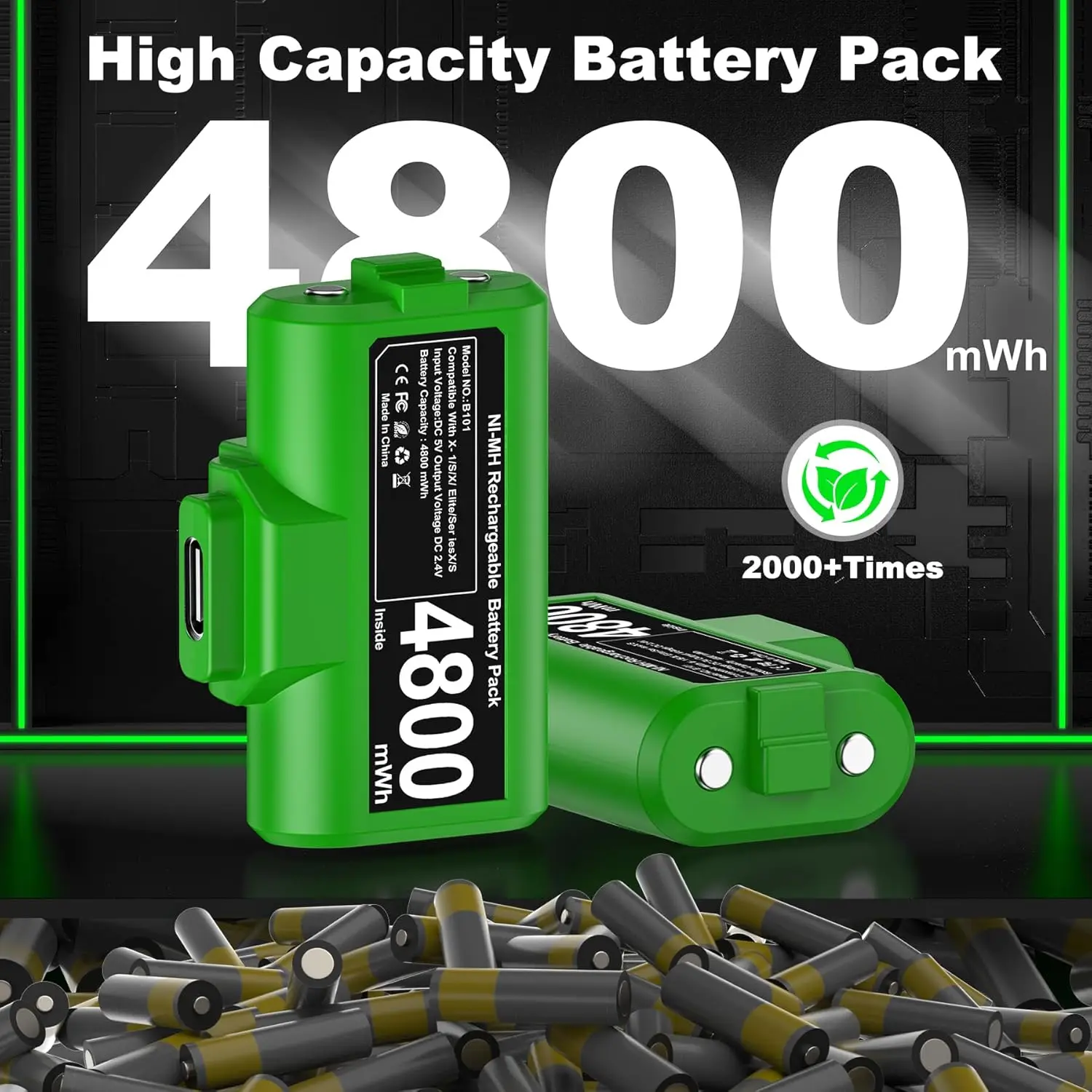Rechargeable Controller Battery Pack Xbox One X/S/Elite - Image 1