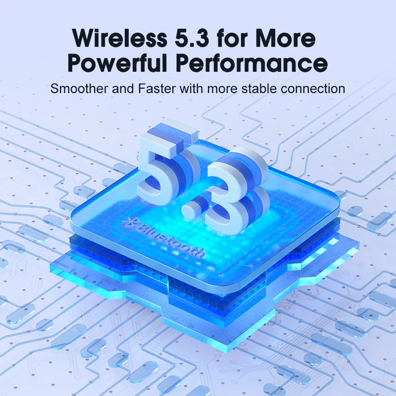 Wireless Bluetooth 5.3 28dB Noise Cancellation 4 Mics - Image 3