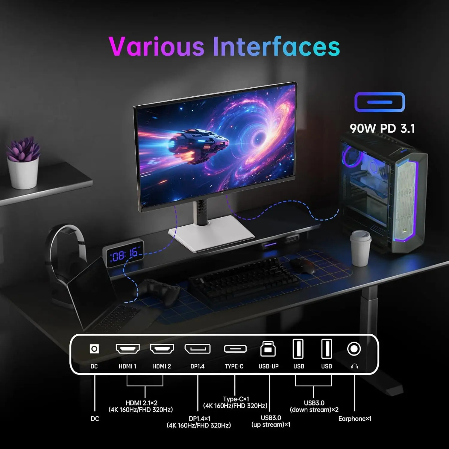 27 Inch 4K Gaming Monitor - Image 1
