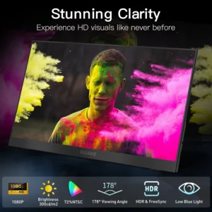 15.6 inch Portable Monitor for Laptop with HDR - Thumbnail Image 3
