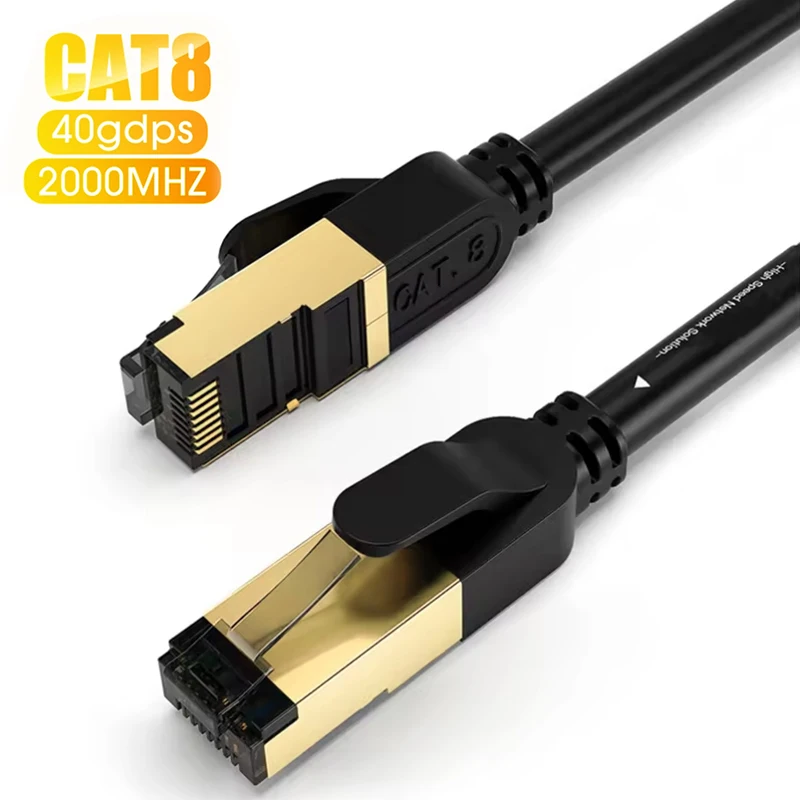High Speed Cable RJ-45 Connector Internet Network Patch Cord for Router Computer - Image 1