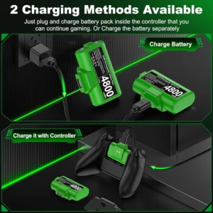 Rechargeable Controller Battery Pack Xbox One X/S/Elite - Thumbnail Image 2