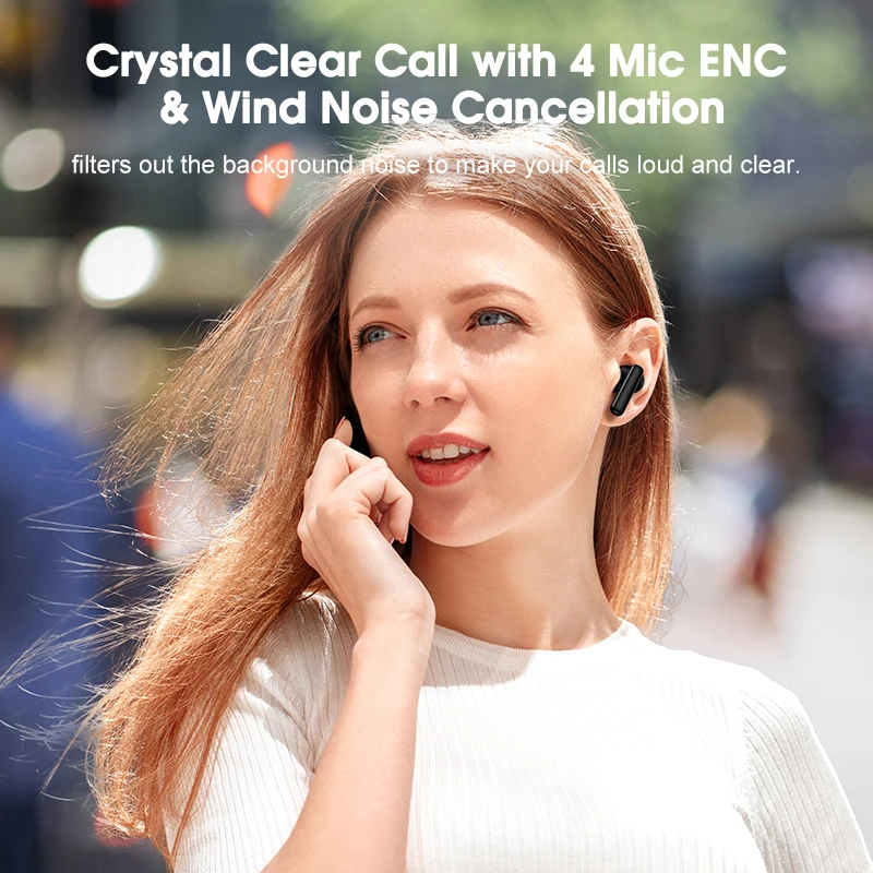 Wireless Bluetooth 5.3 28dB Noise Cancellation 4 Mics - Image 4