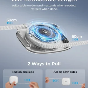 USB C to USB C Cable 240W Retractable USB C Fast Charging Cable - Thumbnail Image 2
