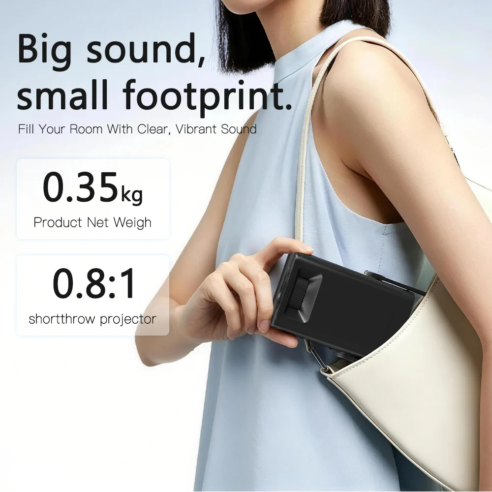Smart Projector with Android 14.0 & WiFi 6, 4K Support - Image 4